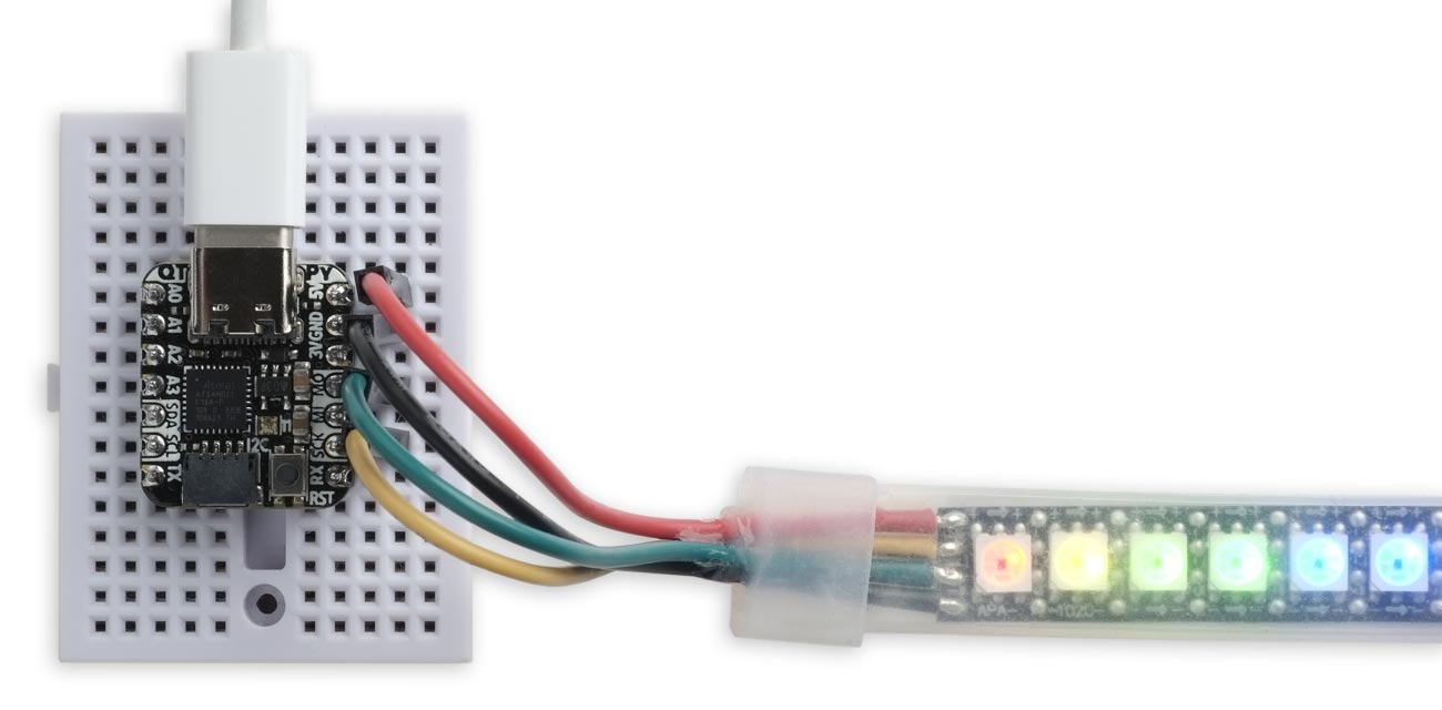 Technoblogy - Controlling RGB LED Strips with a Single Function