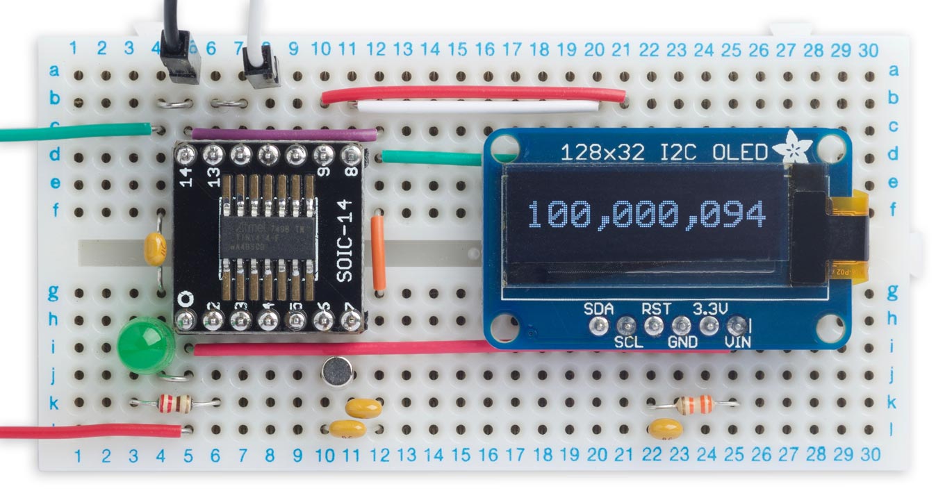 Sound Frequency Meter Circuit