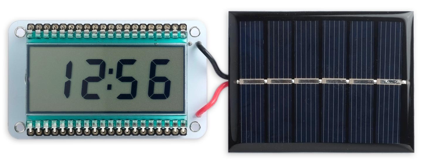 Technoblogy - Low-Power LCD Clock