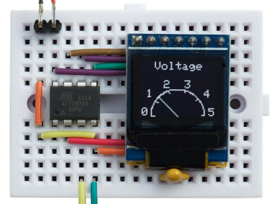 Technoblogy - ATtiny85 Graphics Display